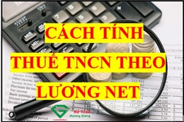 Hướng dẫn cách tính thuế TNCN theo lương Net - Quyết toán