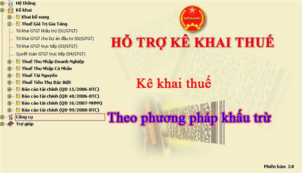 Hướng dẫn kê khai thuế GTGT theo phương pháp khấu trừ