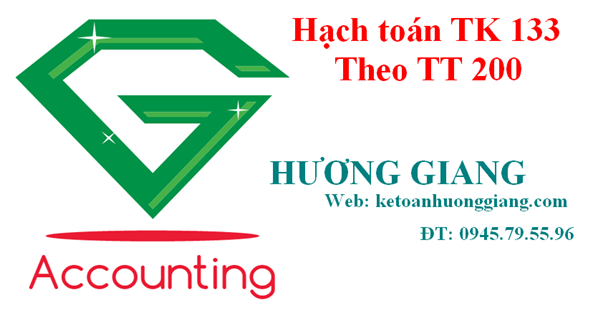 Cách hạch toán thuế GTGT được khấu trừ – Tài khoản 133 theo TT 200